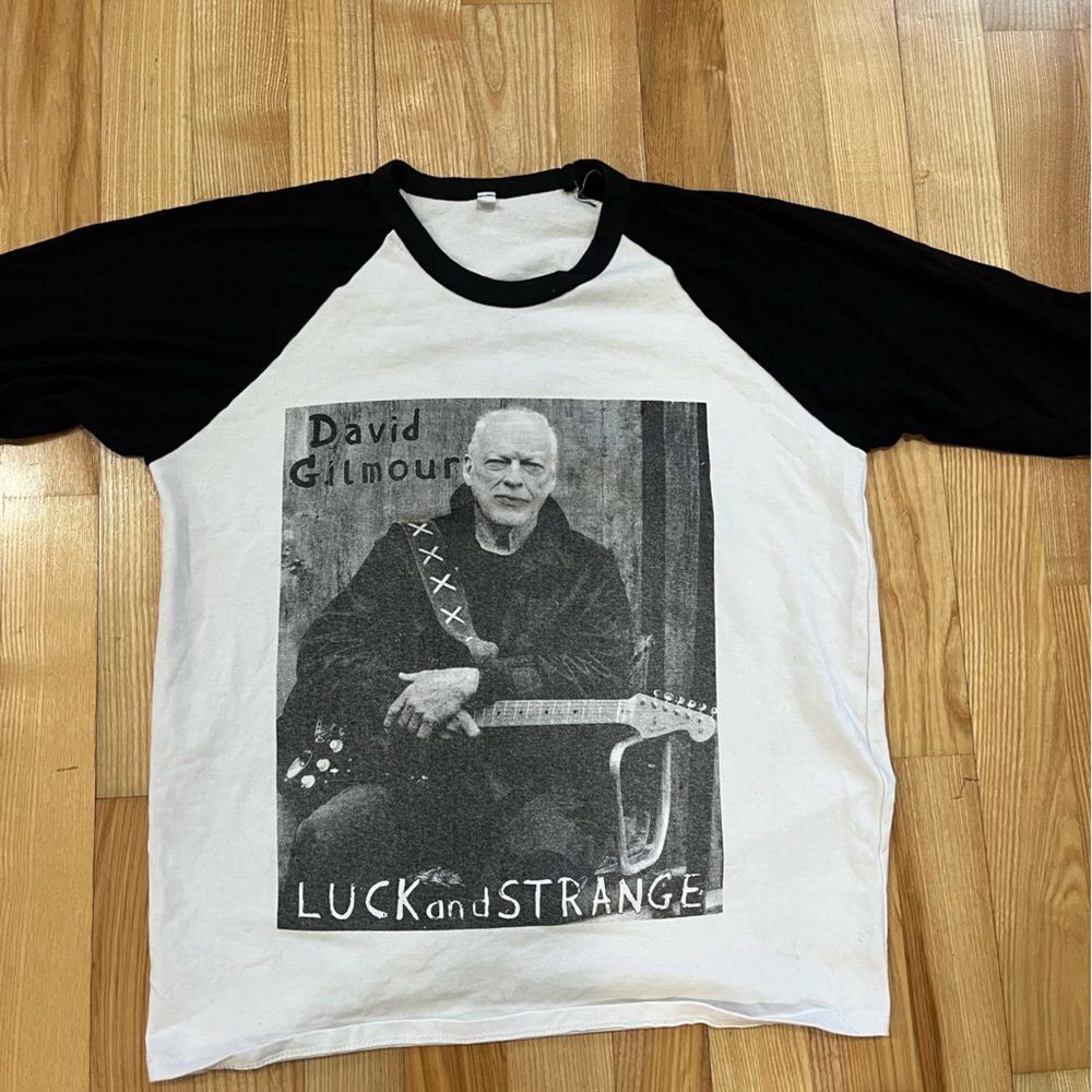 David Gilmour Black and White Shirt